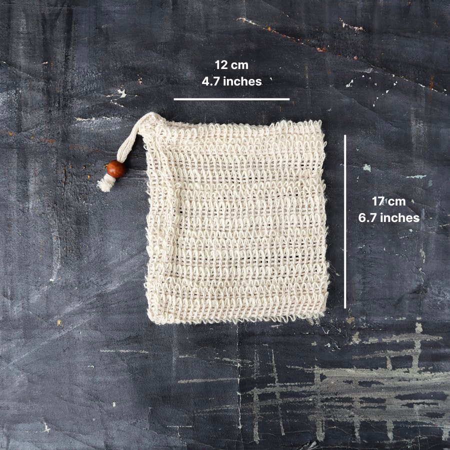 Natural Sisal Fiber Soap Saver Bag