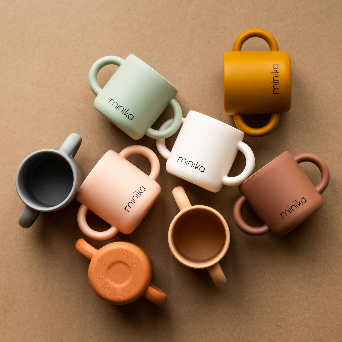 Learning cup with handles - Stone