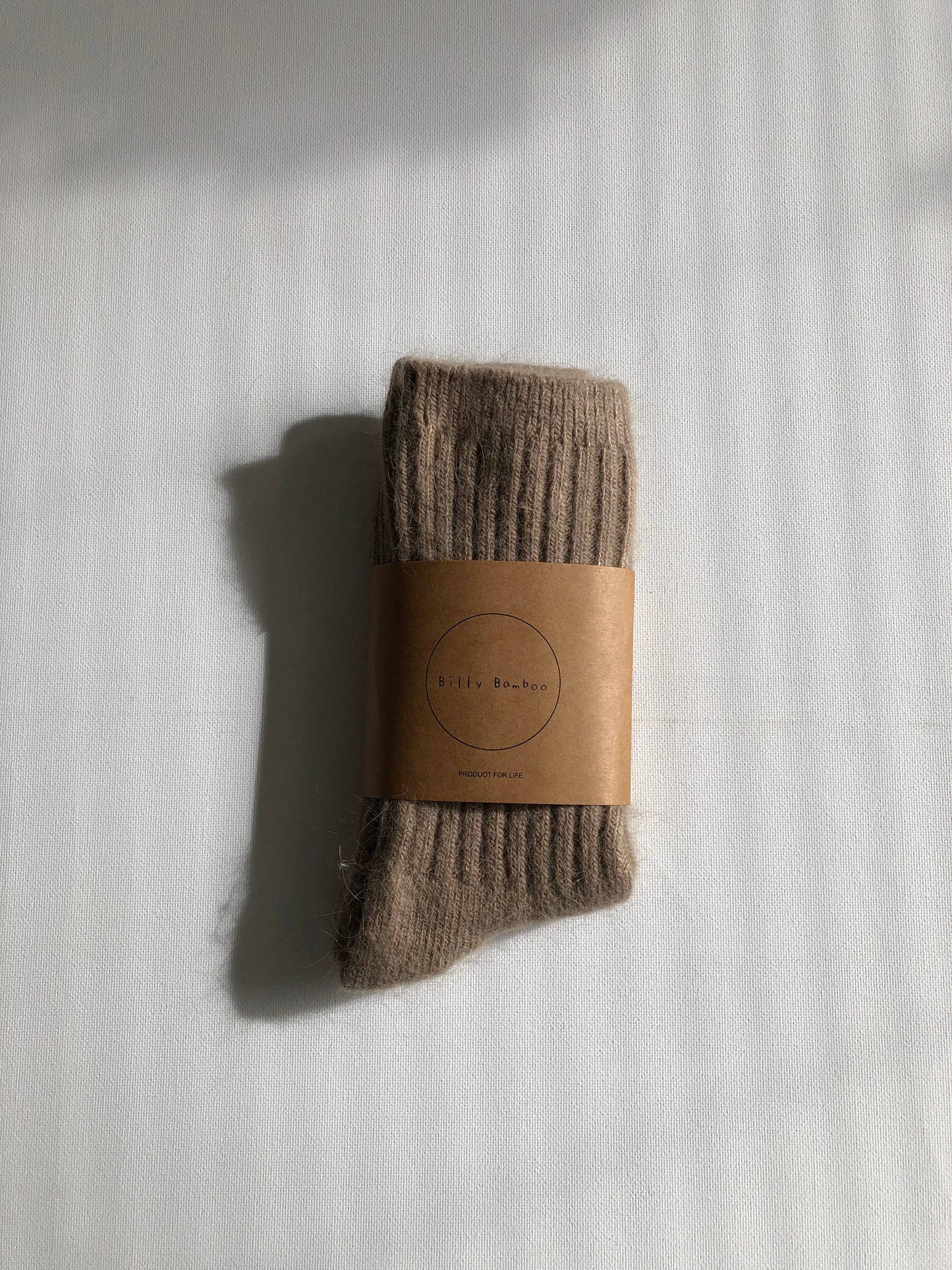 Royal Angora Cabin Socks - Neutrals