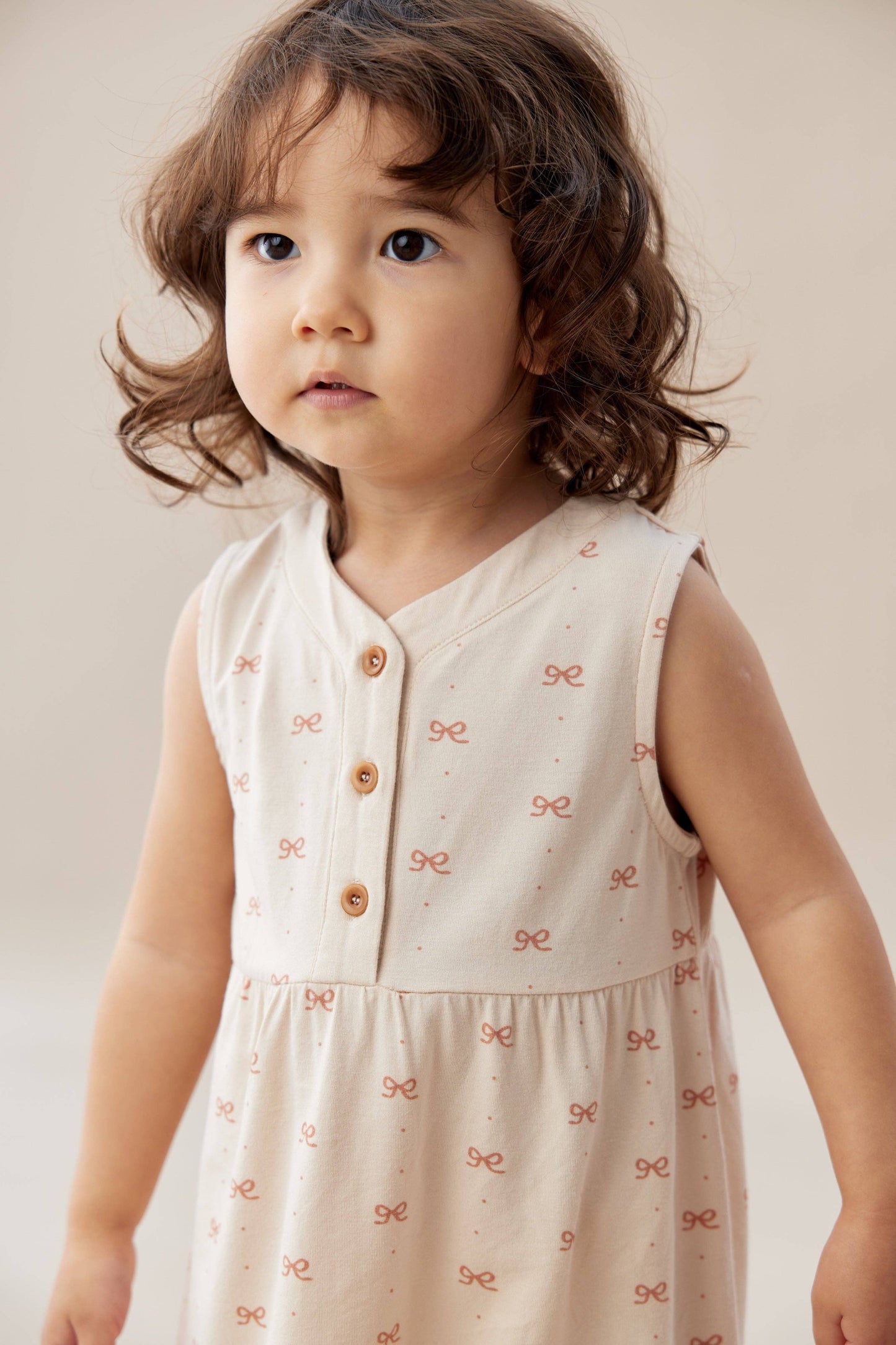 Girl Ruffle Tank Dress-Bowties