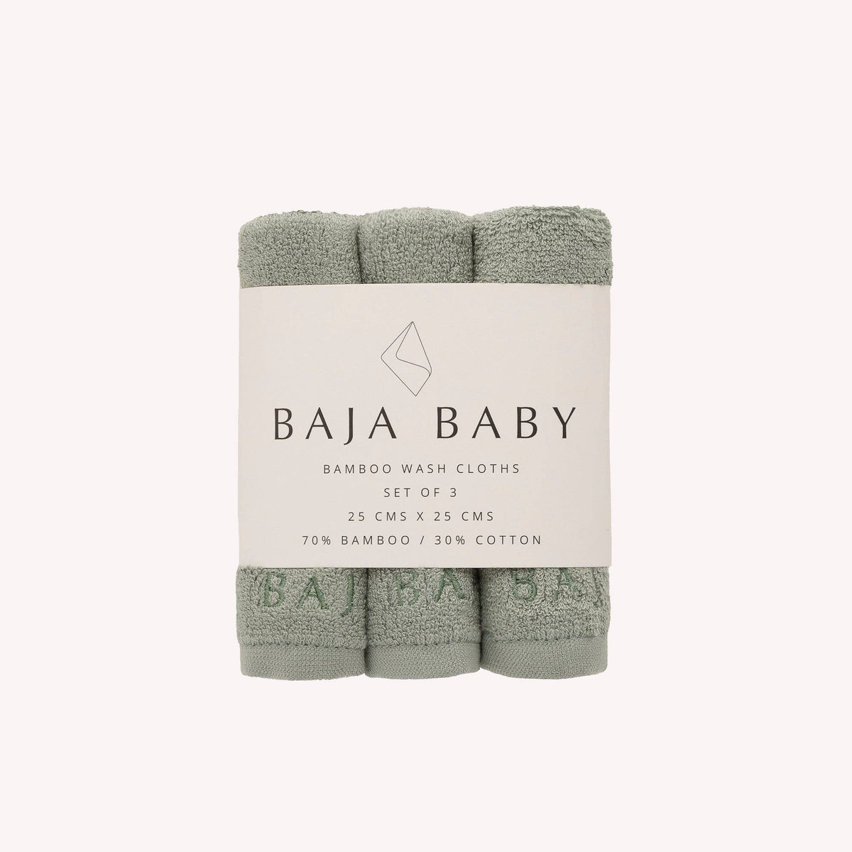 Bamboo/Cotton Wash Cloths | 3 Pack