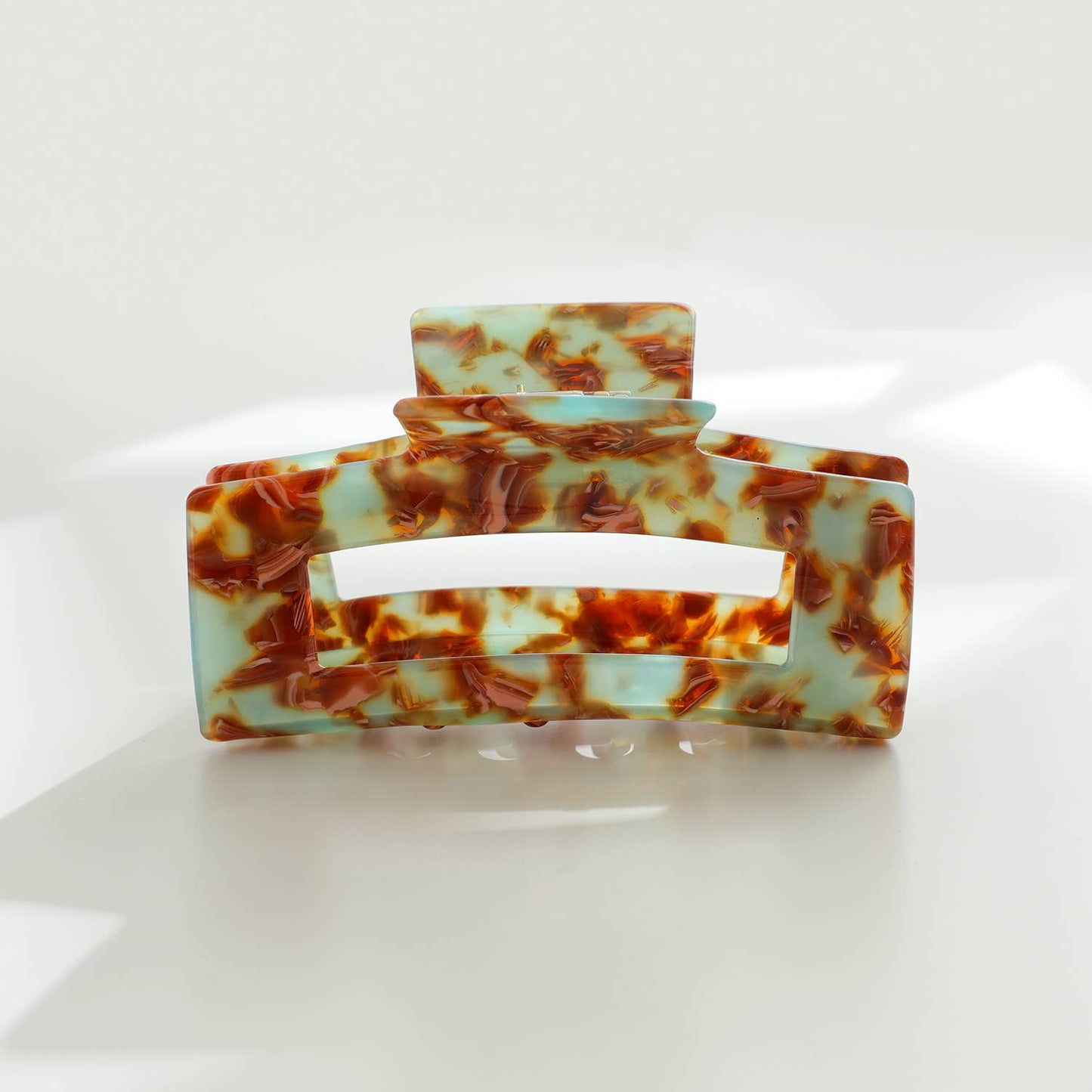 Sage | Large Multicolor Rectangle Eco-Friendly Claw Clip