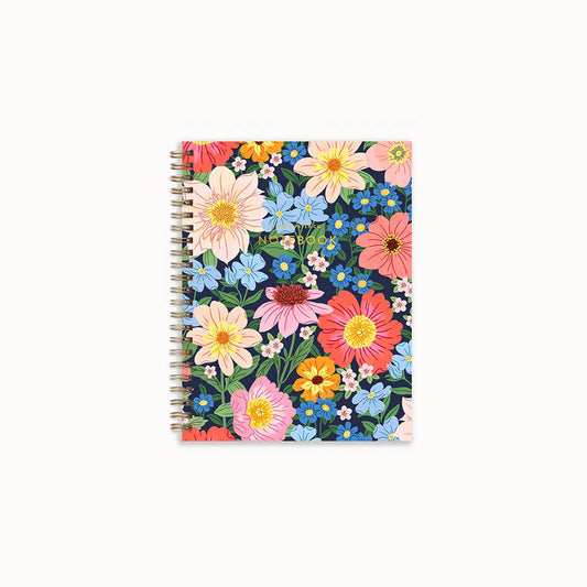 Dahlia Dance Notebook | Spiral Lined Notebook