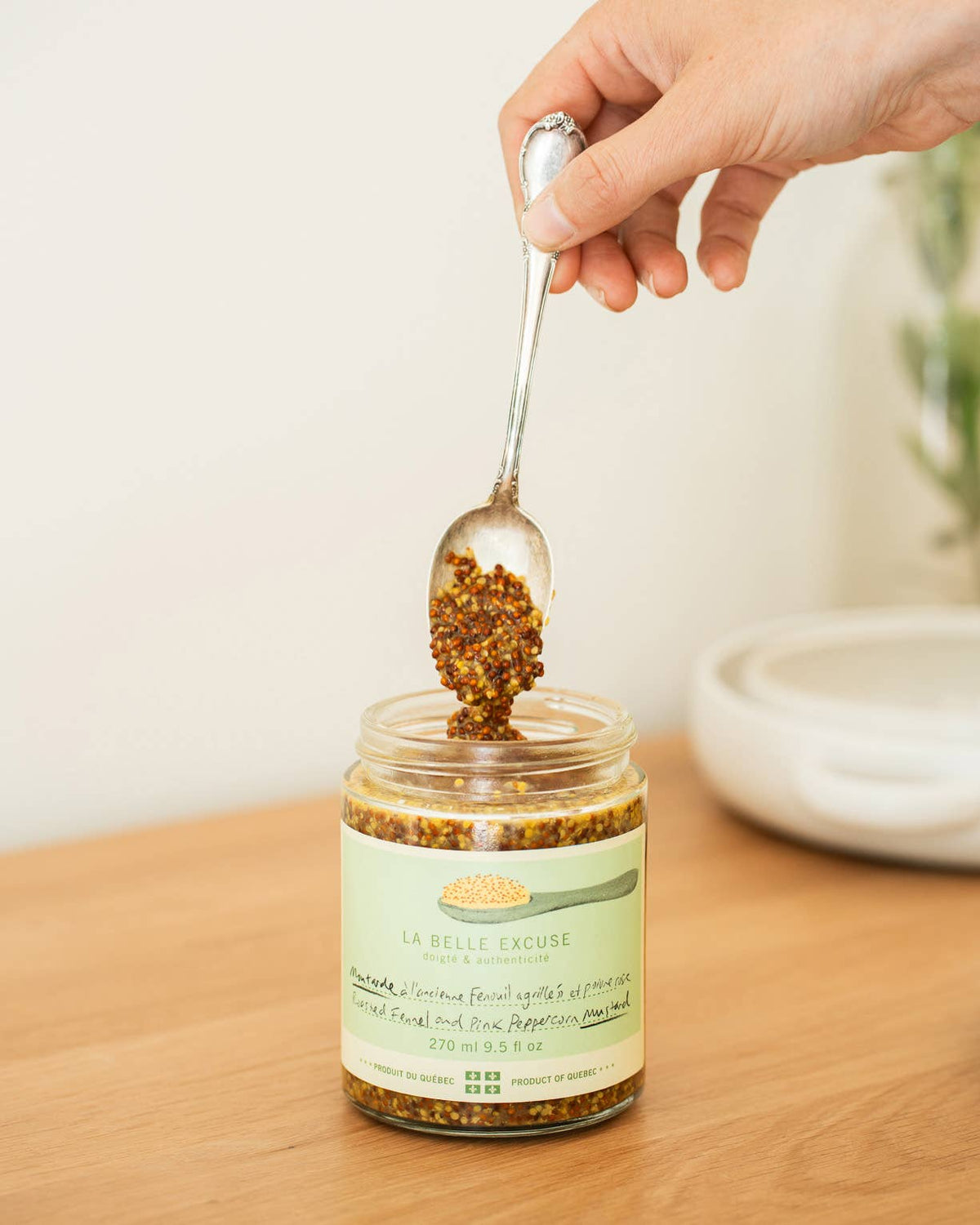 Old-Fashioned Mustard - Roasted Fennel and Pink Peppercorn
