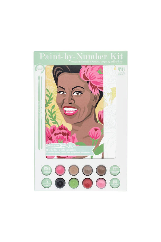 Michelle Obama Paint-By-Number Kit