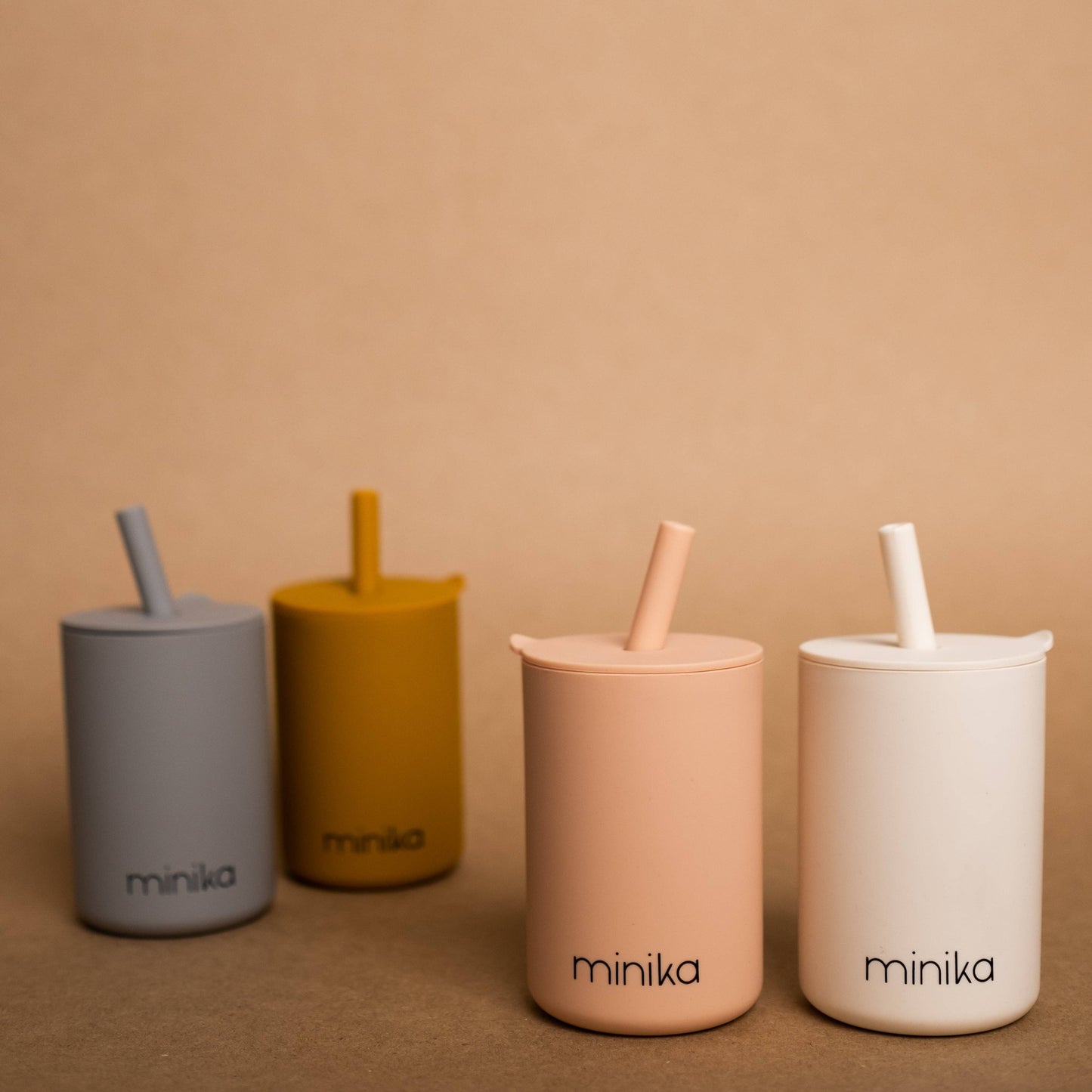 Straw cup with straw - Blush