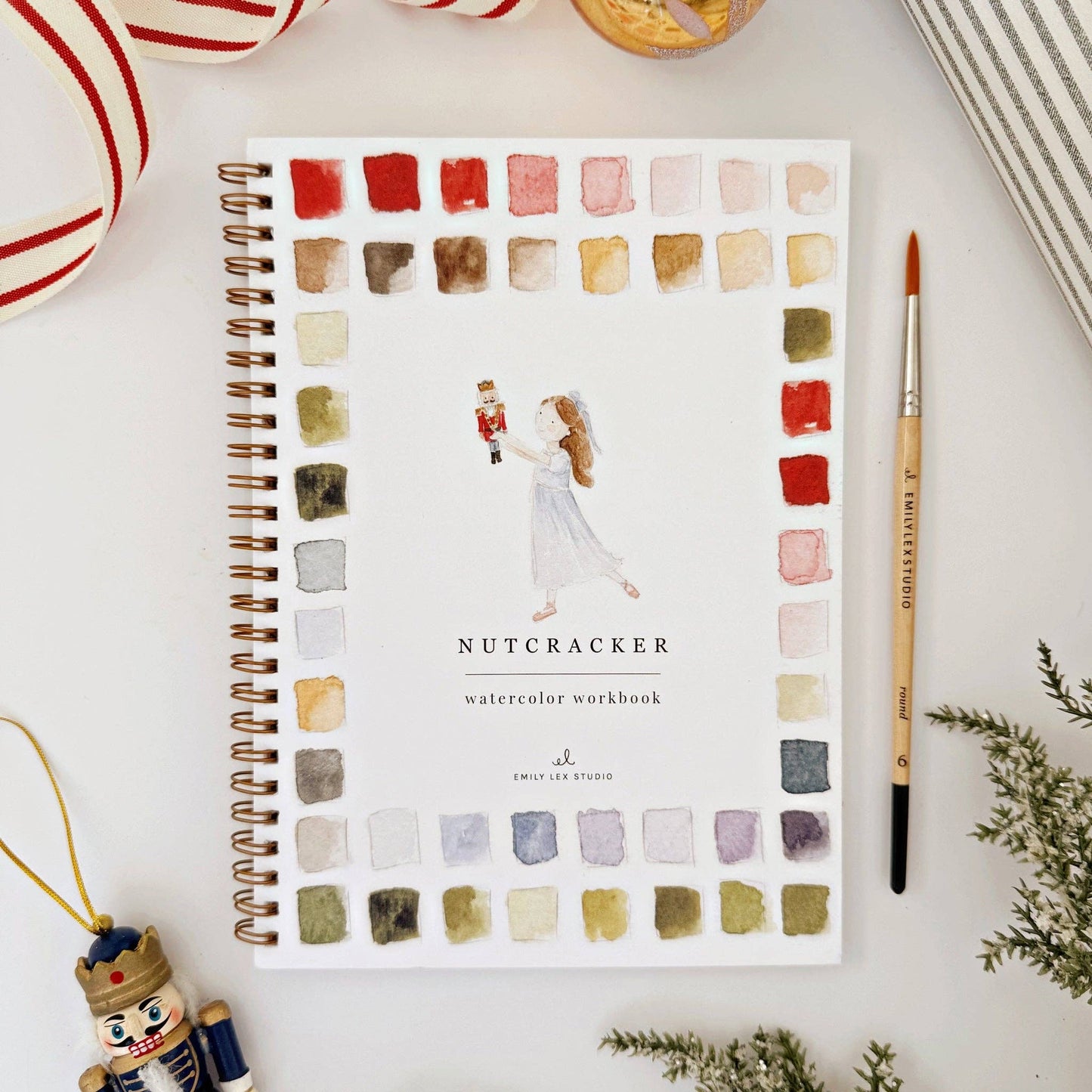 PREORDER: Nutcracker watercoloUr workbook (pick up December 12th)
