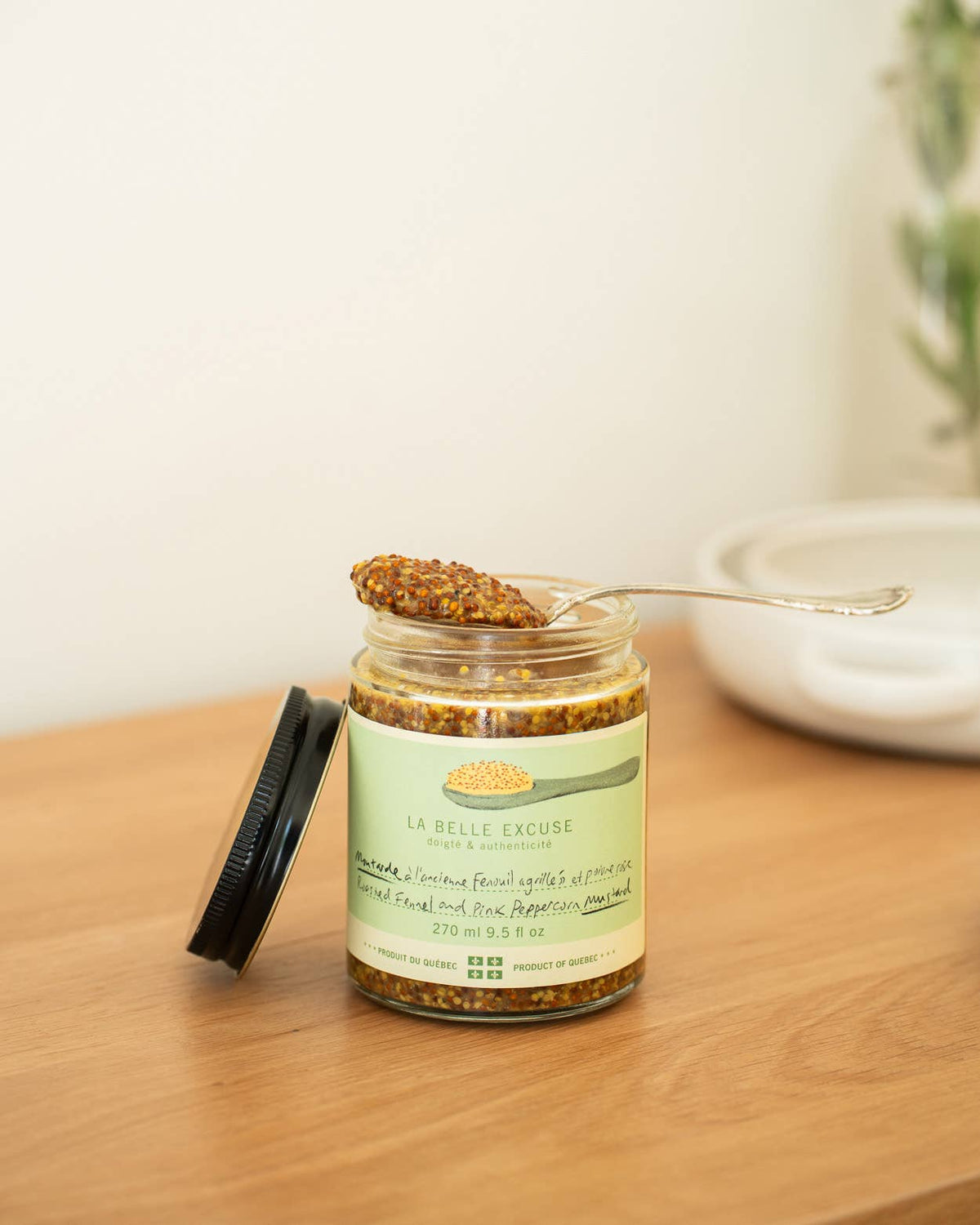 Old-Fashioned Mustard - Roasted Fennel and Pink Peppercorn