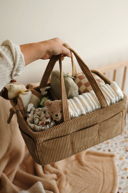 Diaper caddy - Almond
