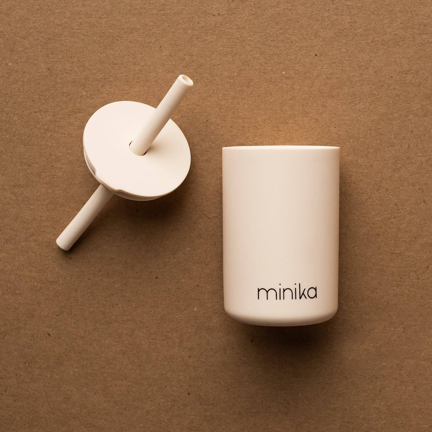 Straw cup with straw - Blush