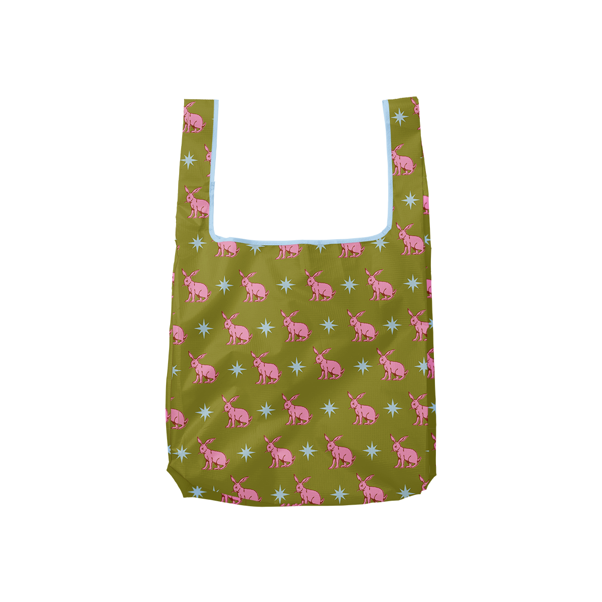 Lucky Rabbit Pattern Foldable Nylon Tote