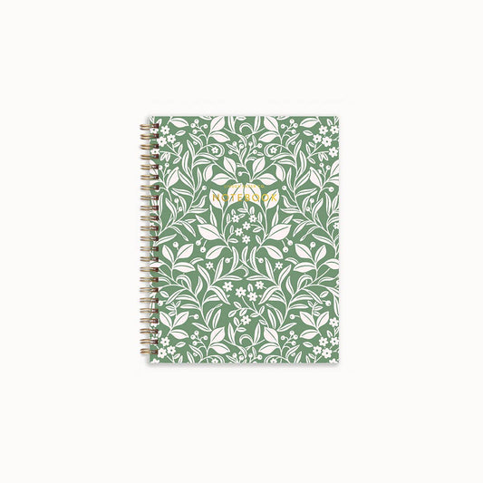 Meadowlace Notebook | Spiral Lined Notebook