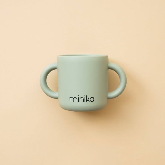 Learning cup with handles - Sage