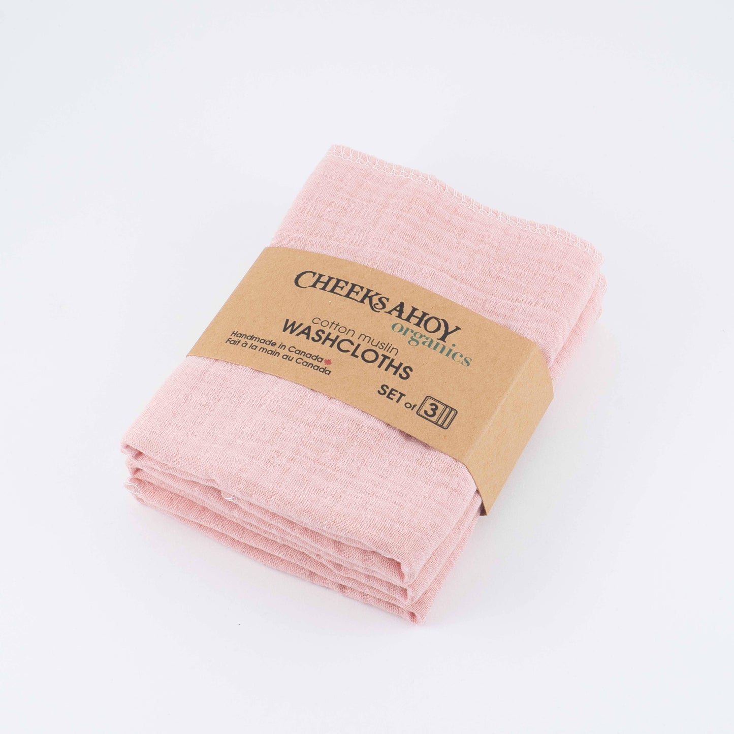 Organic Cotton Muslin Washcloth • Kitchen Cloth • Hankie •