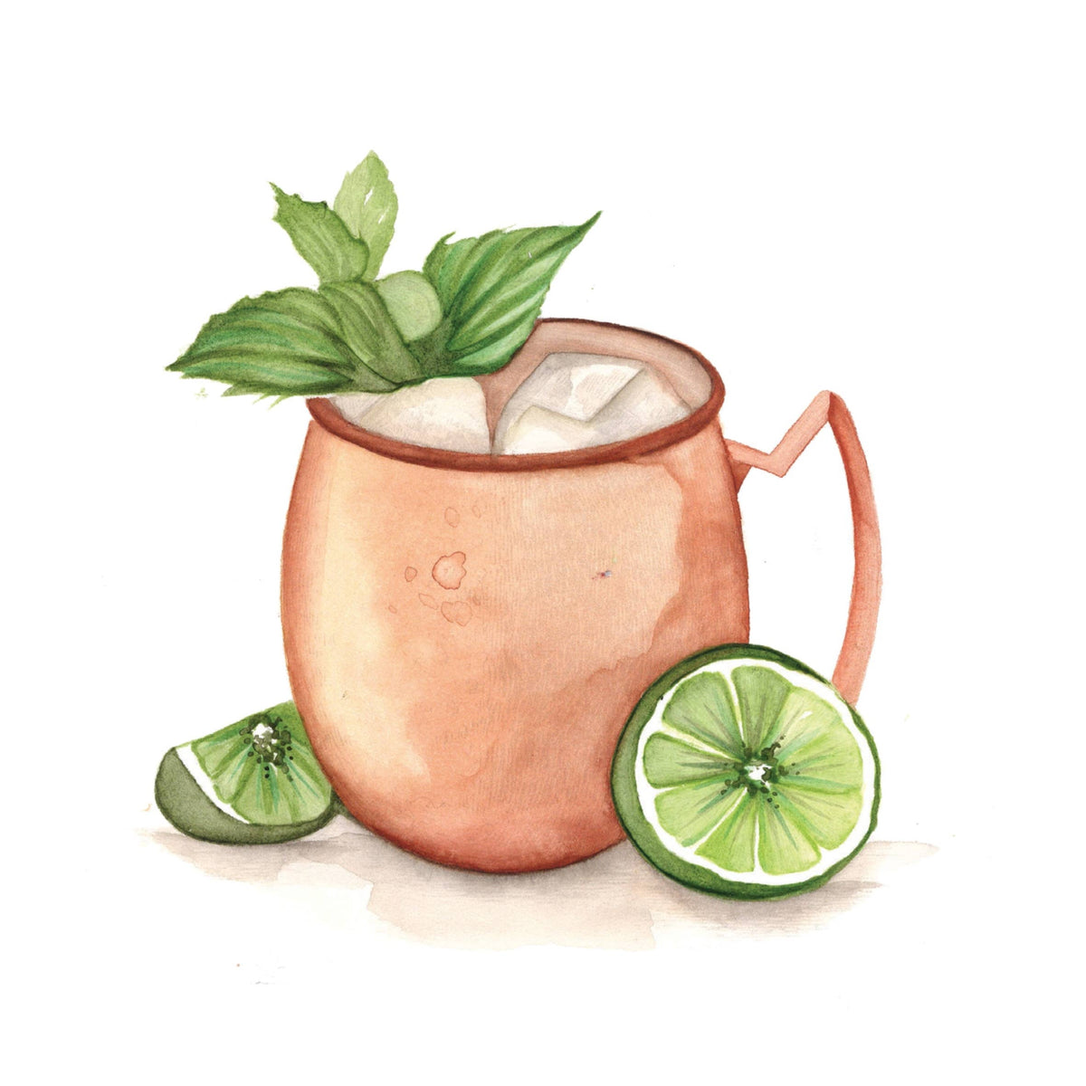Classic Cocktails Watercolor Workbook by Nya Wolfe