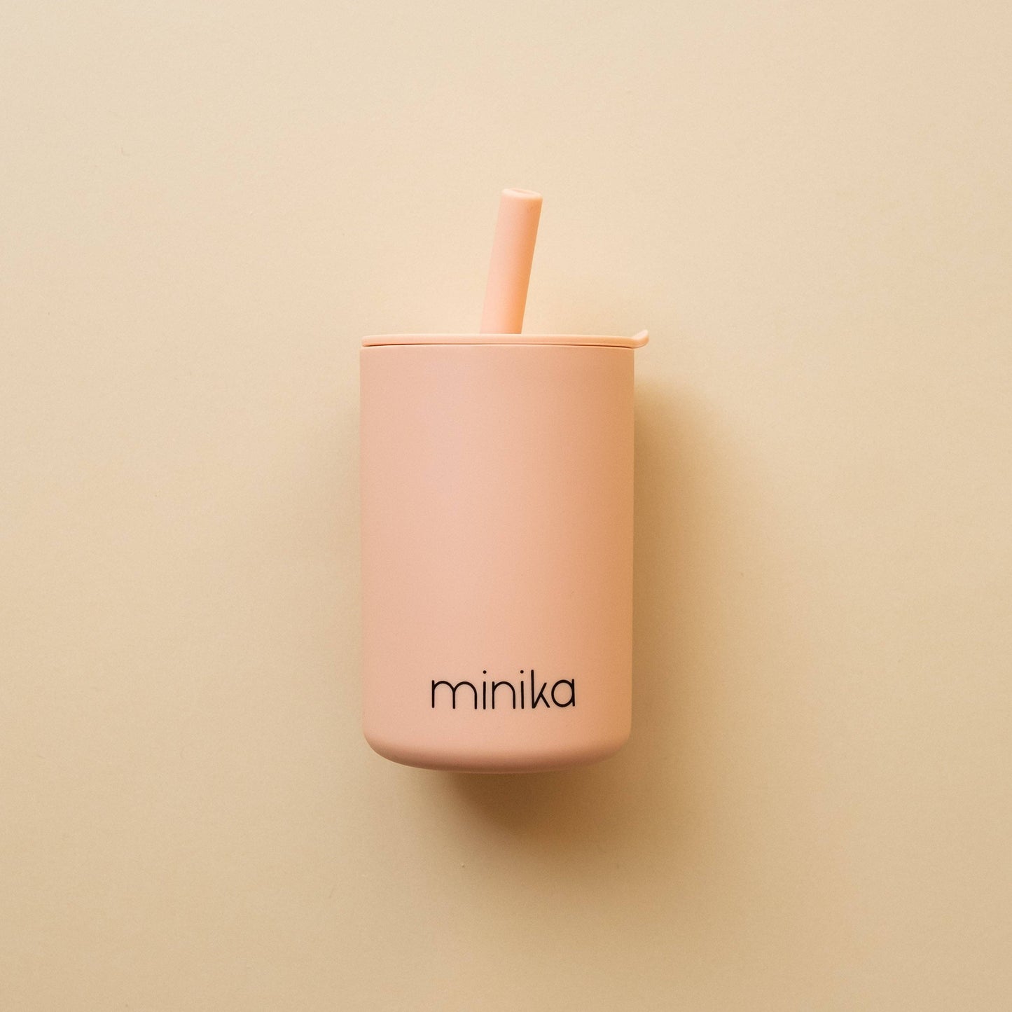 Straw cup with straw - Blush