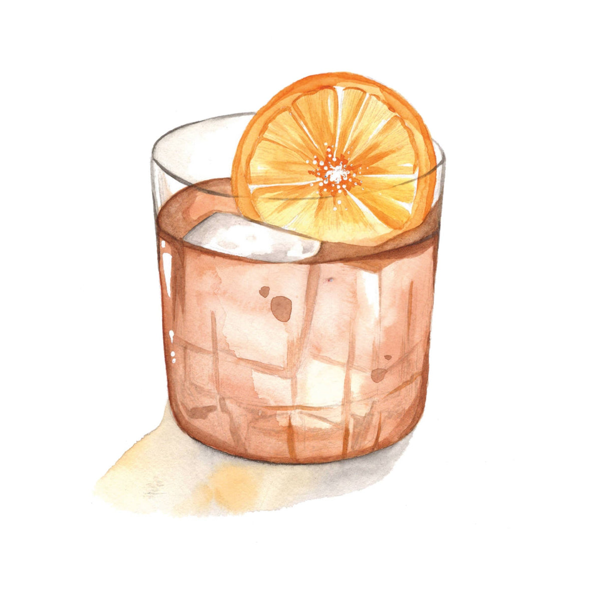 Classic Cocktails Watercolor Workbook by Nya Wolfe