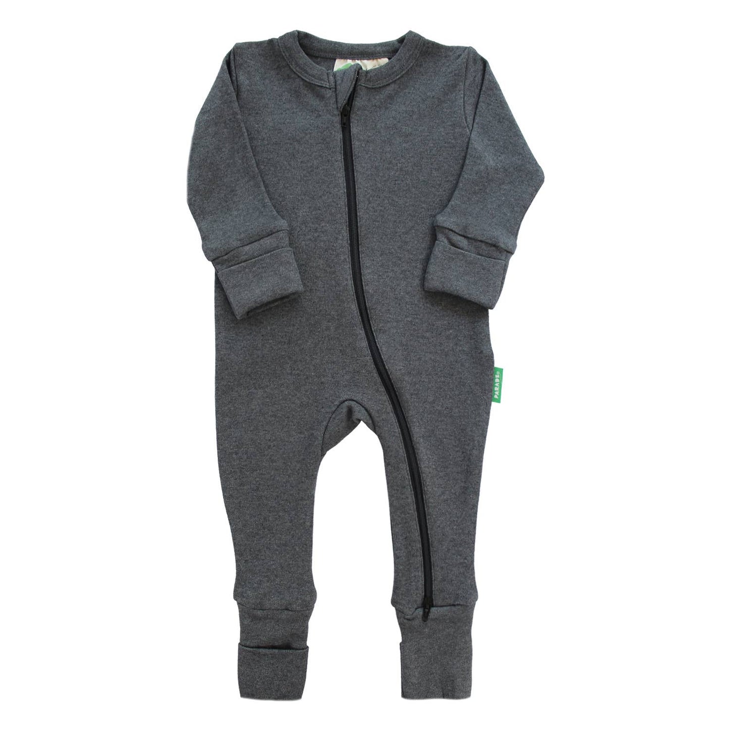 Snuggle Soft Melange '2-Way' Zipper Romper