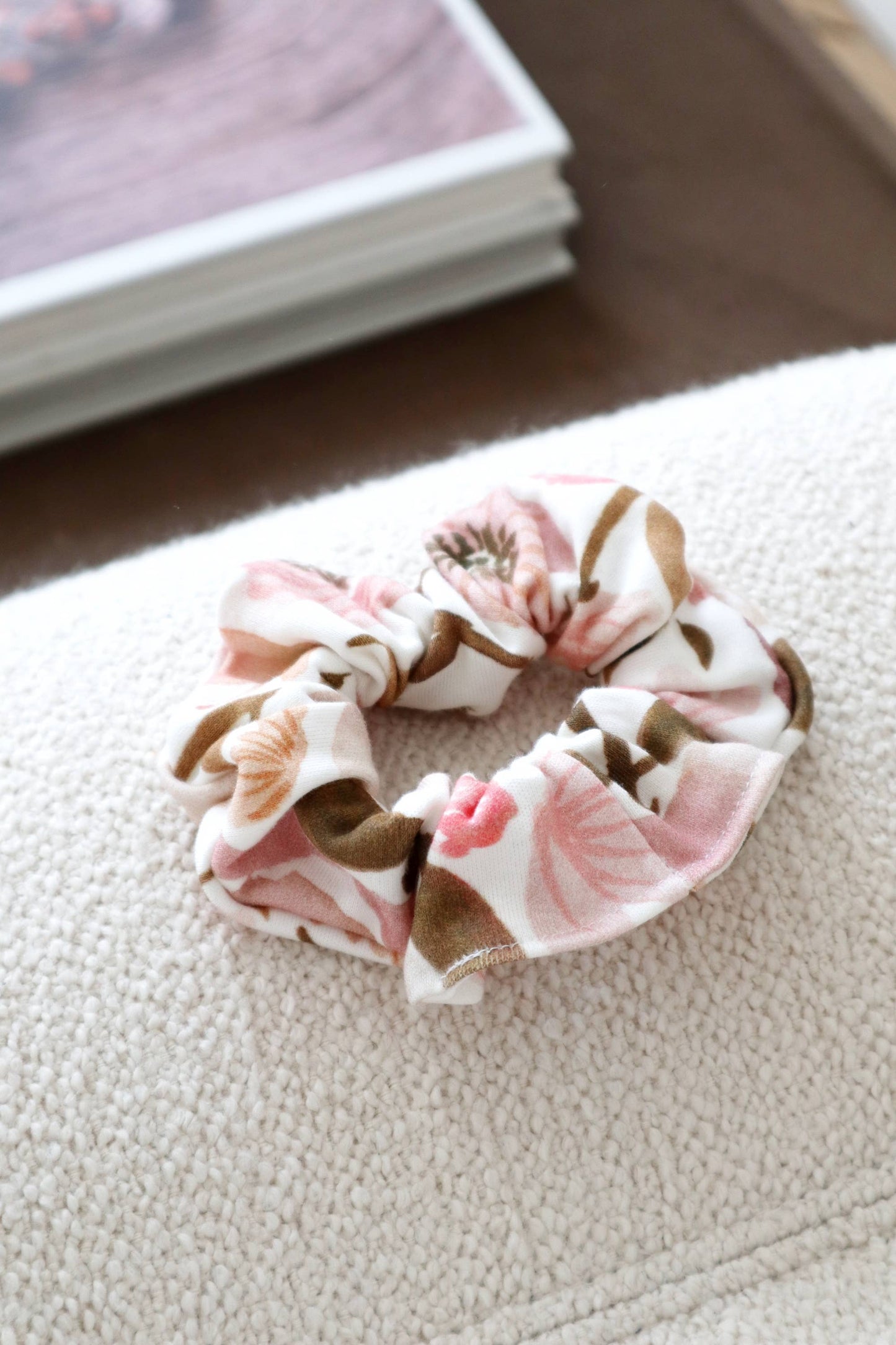 Organic Cotton Hair Scrunchie - Juliet Florals