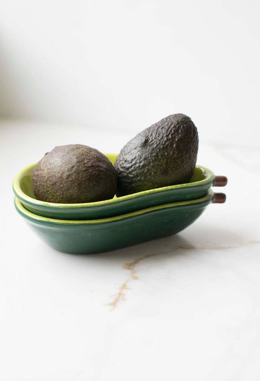 Avocado Ceramic Pinch Bowl