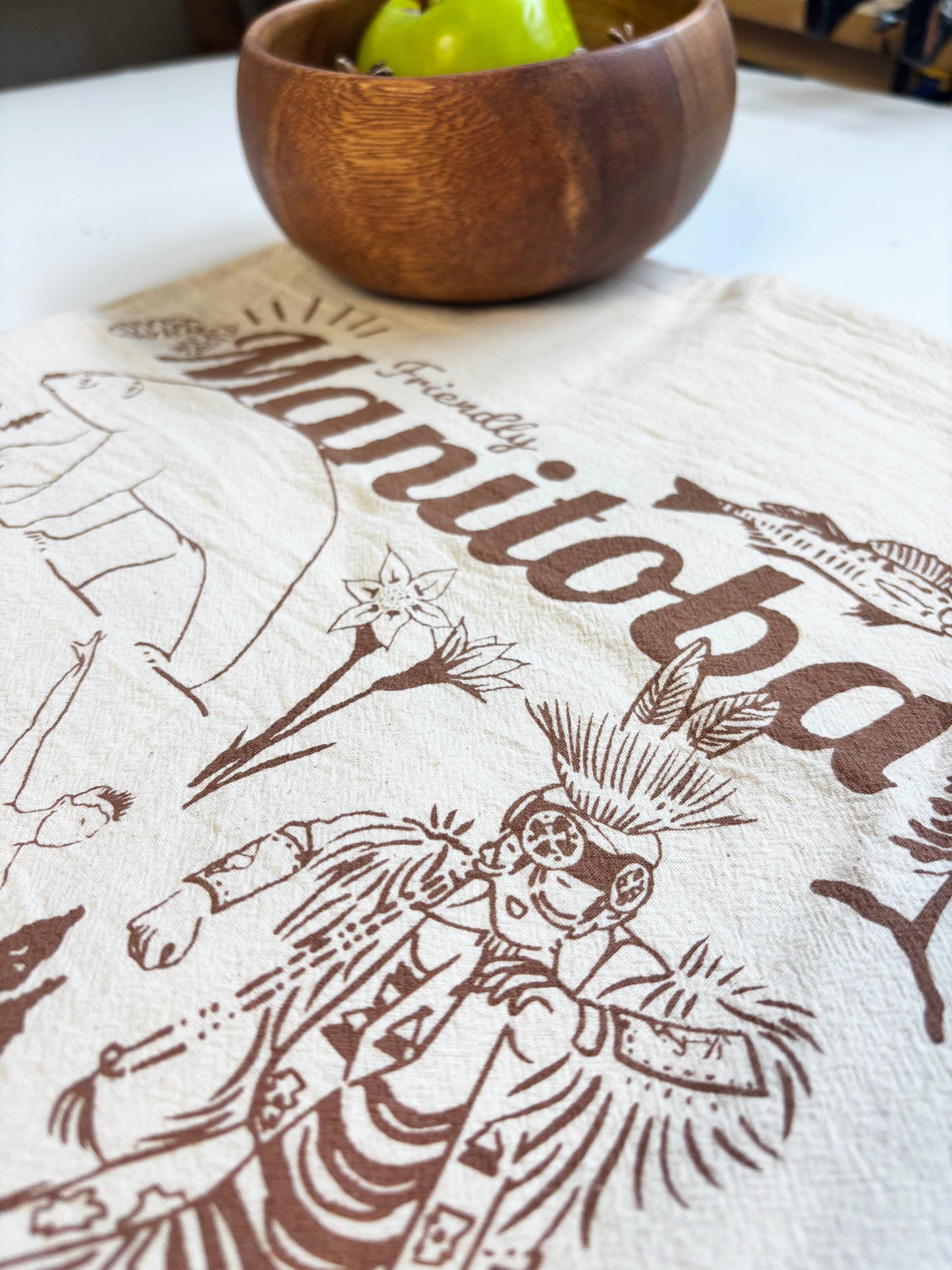 Manitoba Commemorative Organic Tea Towel - 20x24