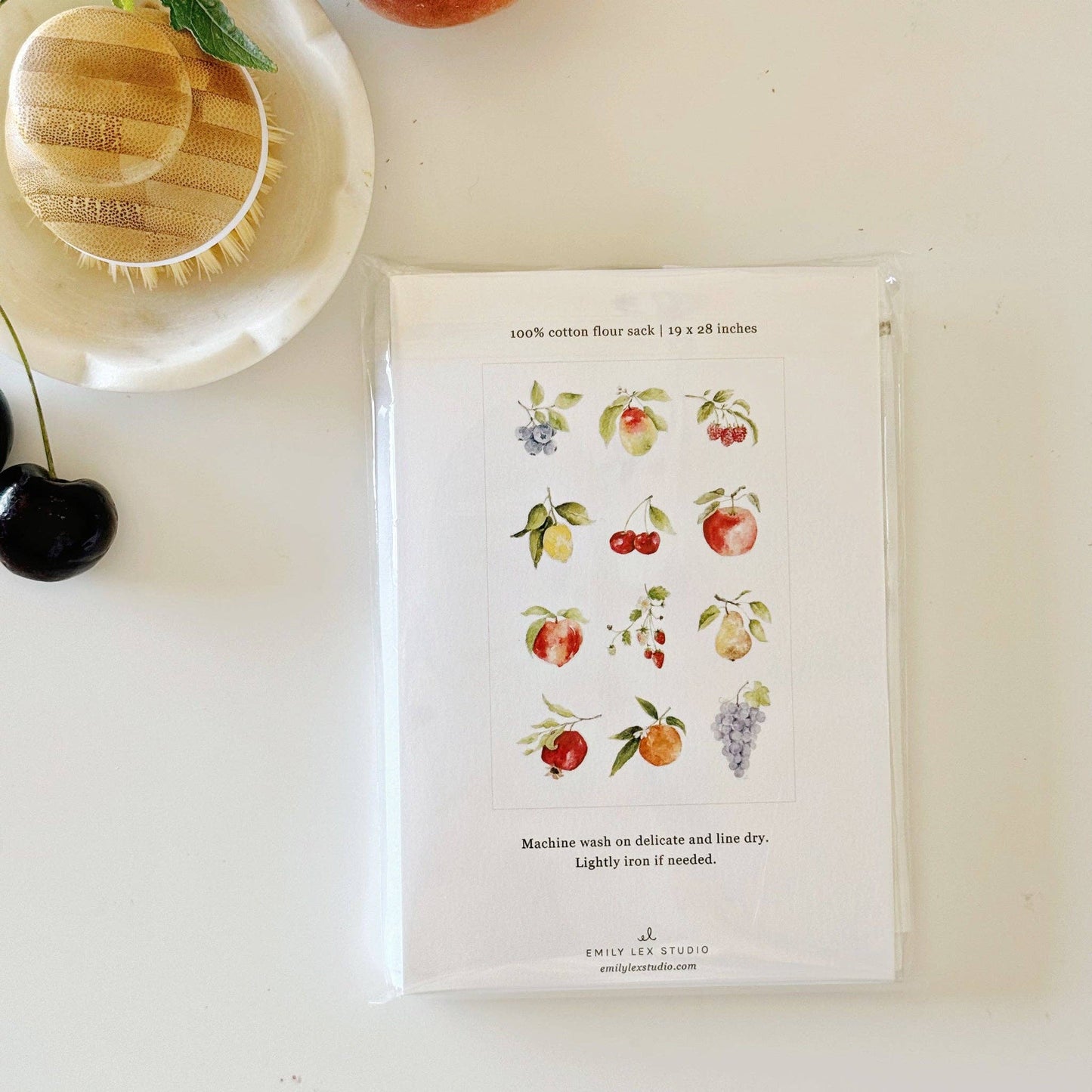 Fruit tea towel