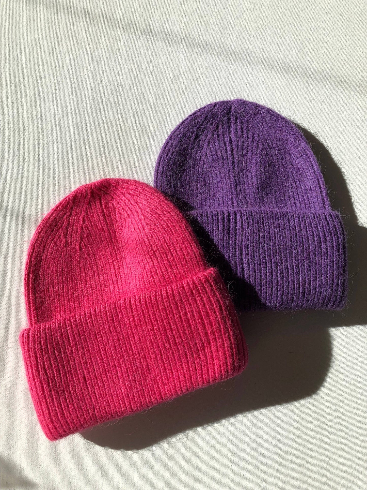 ROYAL ANGORA WOOL BEANIE - crystal brights