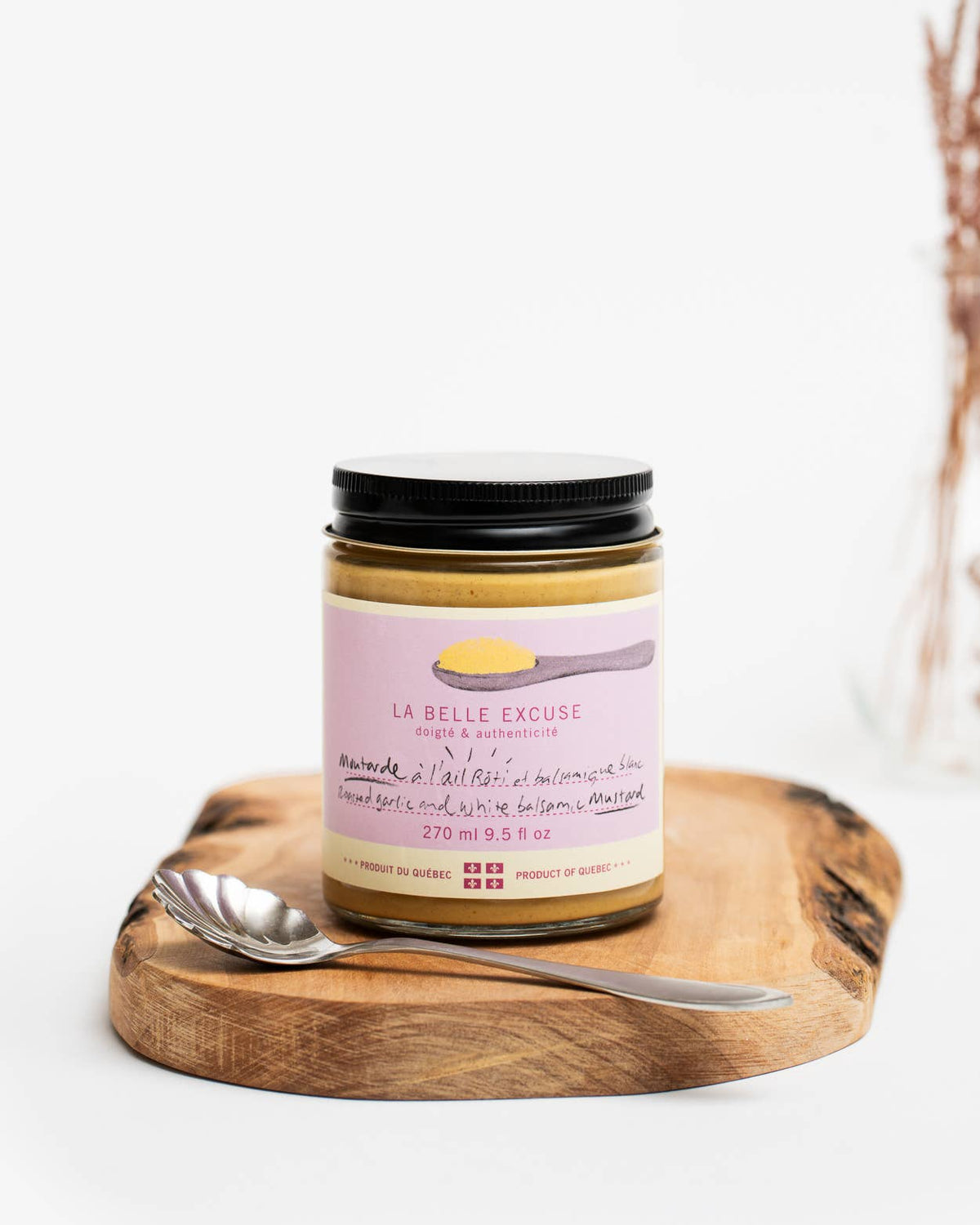 Roasted Garlic & White Balsamic Artisan Mustard