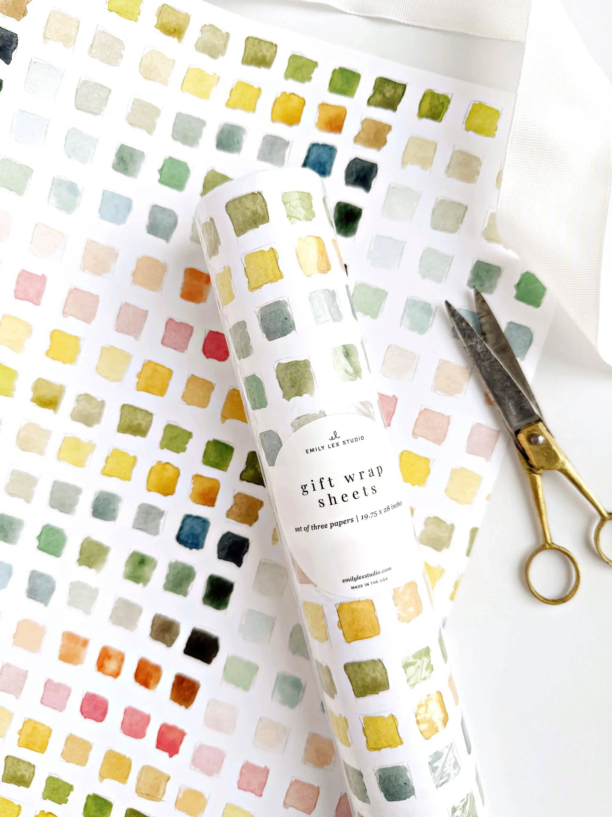 Paint swatch gift wrapping paper – Kala House of Colour