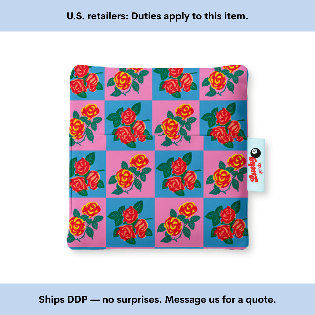 Charming Florals Foldable Nylon Tote