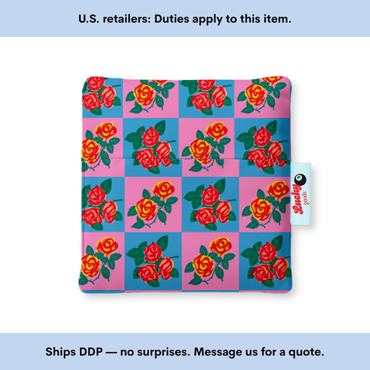 Charming Florals Foldable Nylon Tote