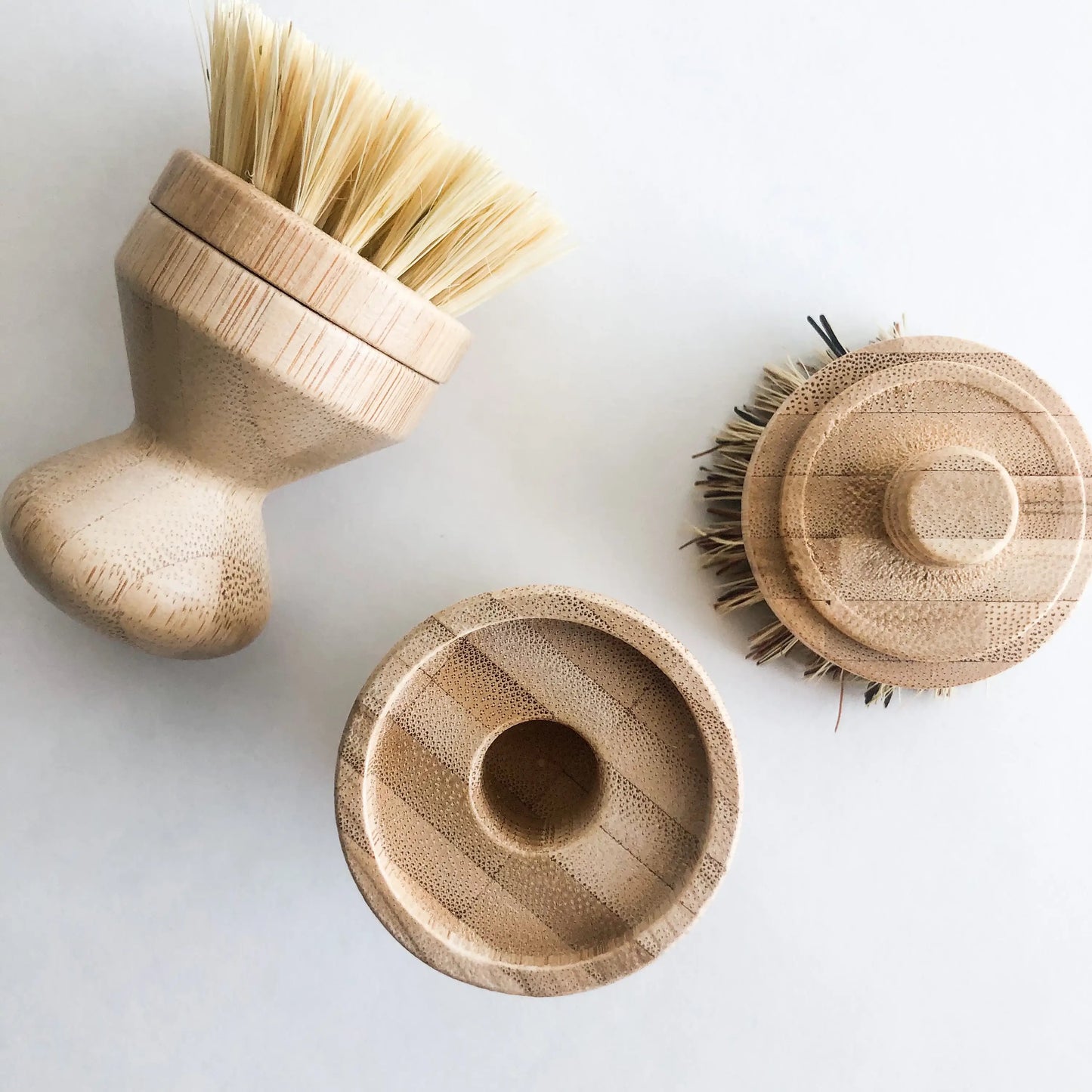Dish Brush With Replaceable Head: Palm Head