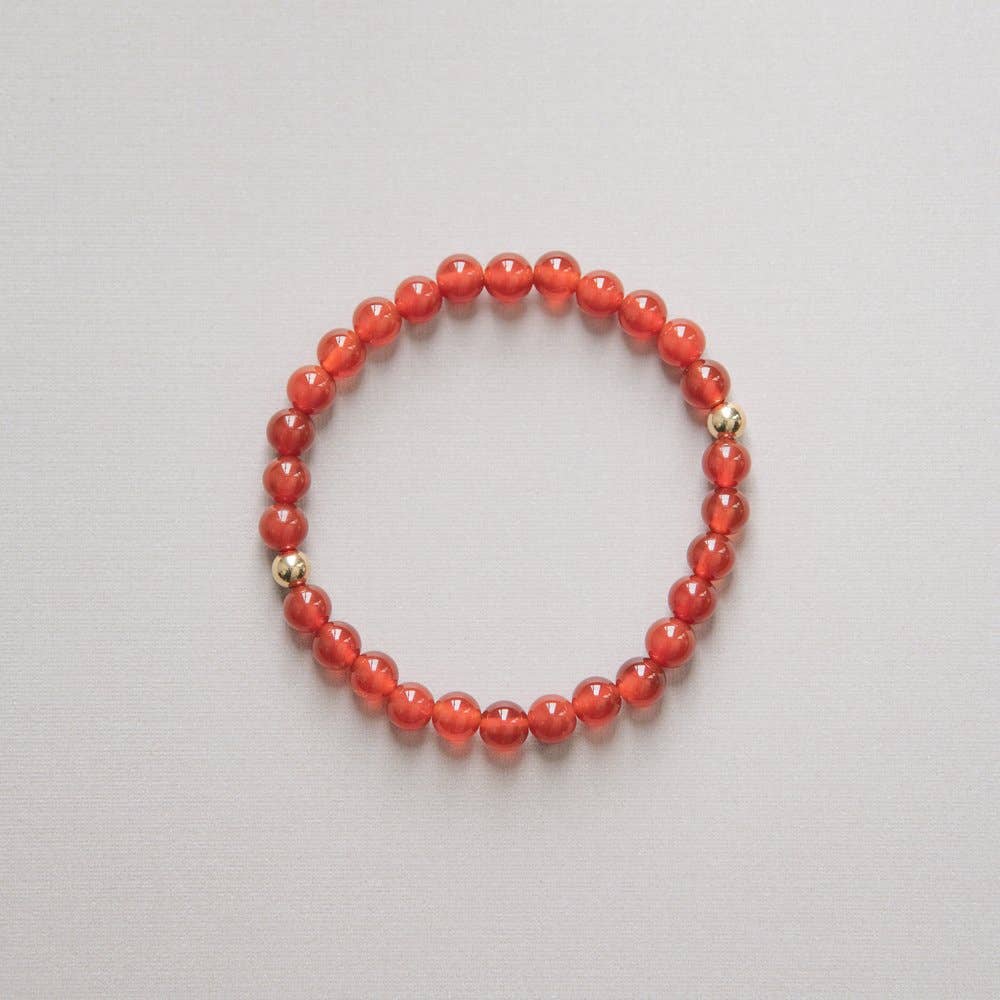 CREATIVITY CARNELIAN Gemstone Bracelet