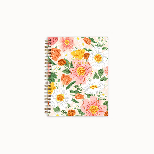 Sunpetal Notebook | Spiral Lined Notebook 