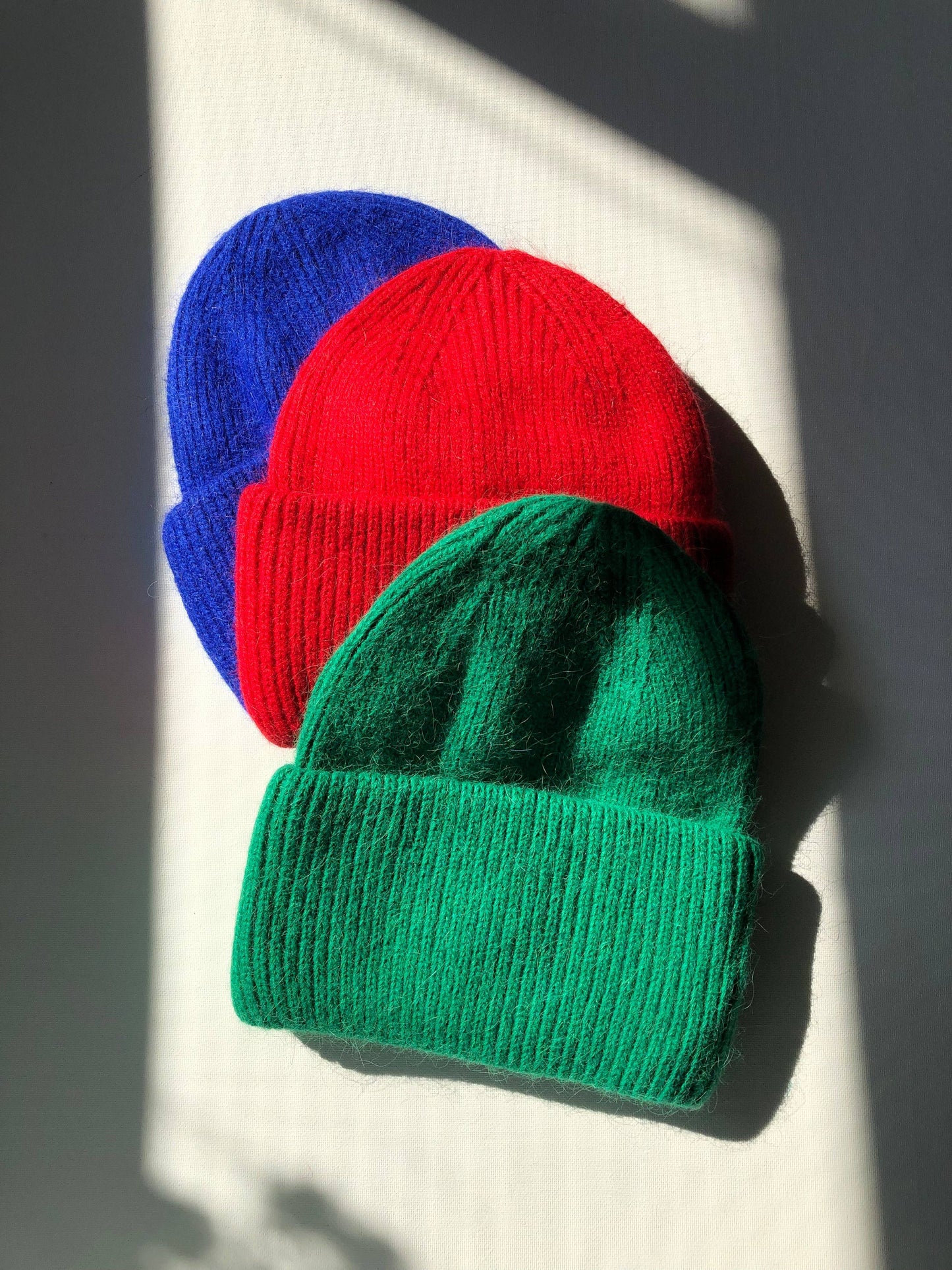 ROYAL ANGORA WOOL BEANIE - crystal brights
