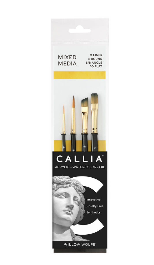Callia Mixed Watercolour Paint Brush Set