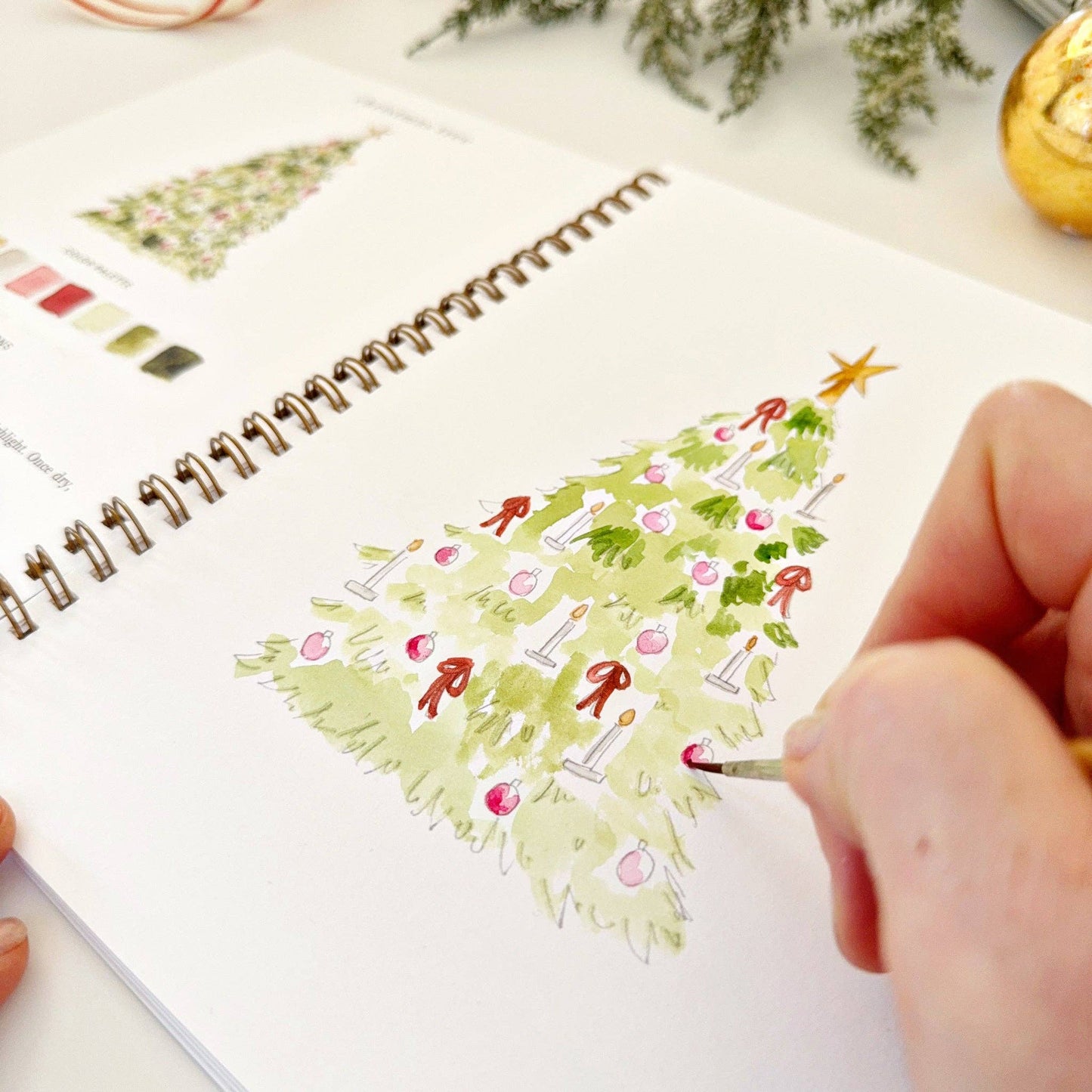 PREORDER: Nutcracker watercoloUr workbook (pick up December 12th)