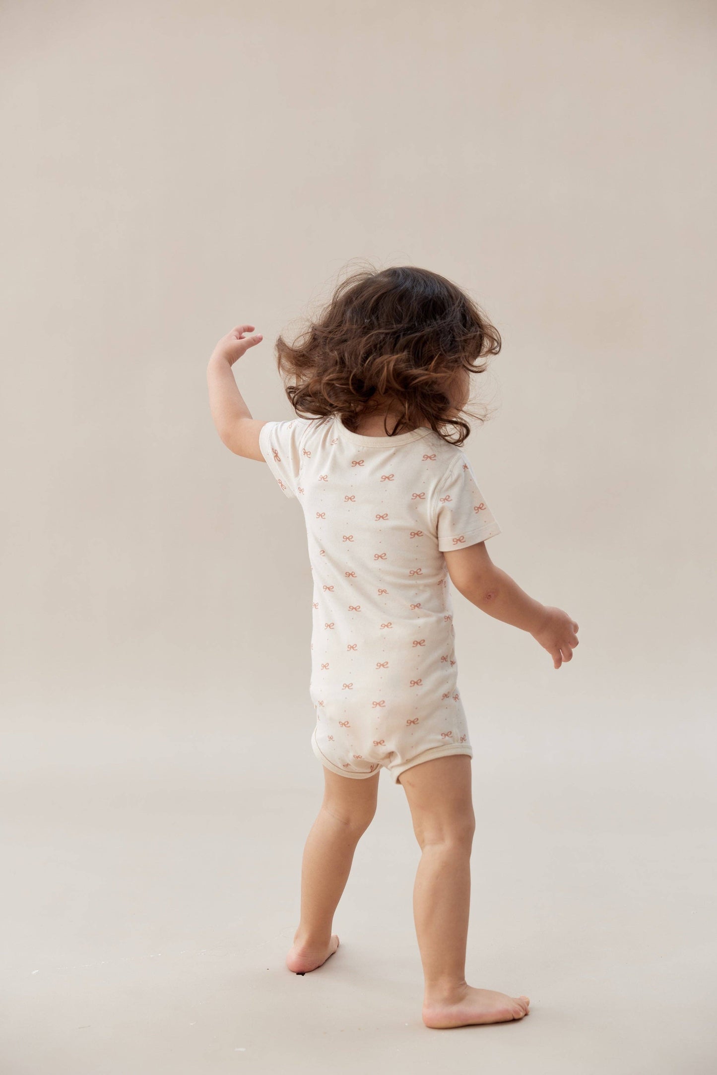 Baby Organic Short-Sleeve Onesie-Bowties