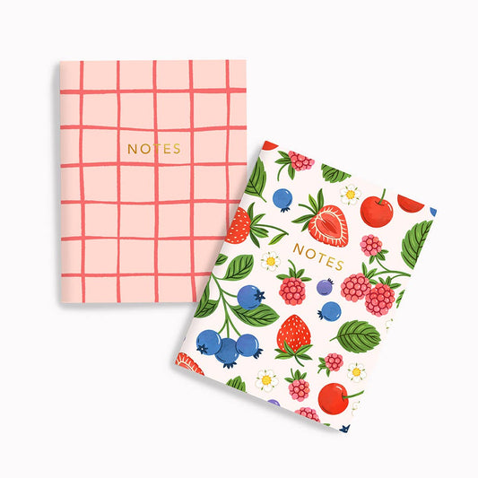 Berries + Pink Picnic | Pocket Notebook Set