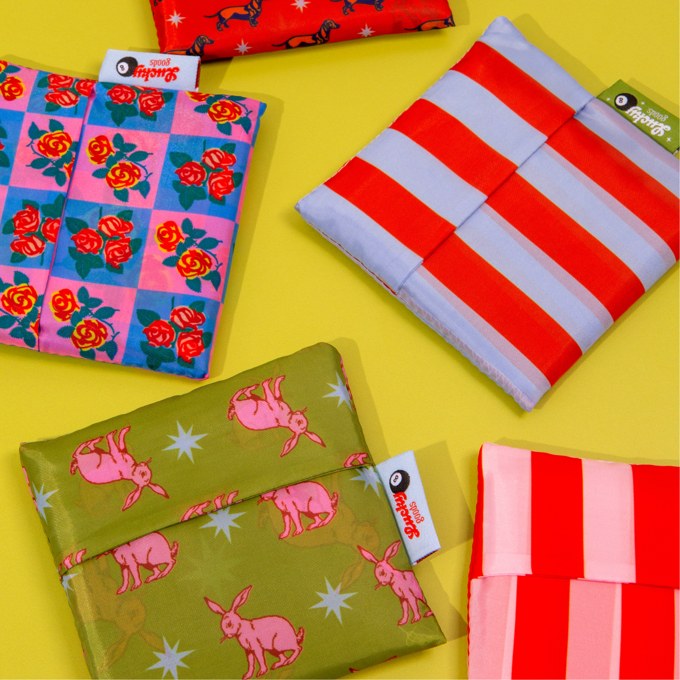 Lucky Rabbit Pattern Foldable Nylon Tote