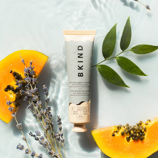 Moisturizing Face Scrub - With papaya enzymes & green tea