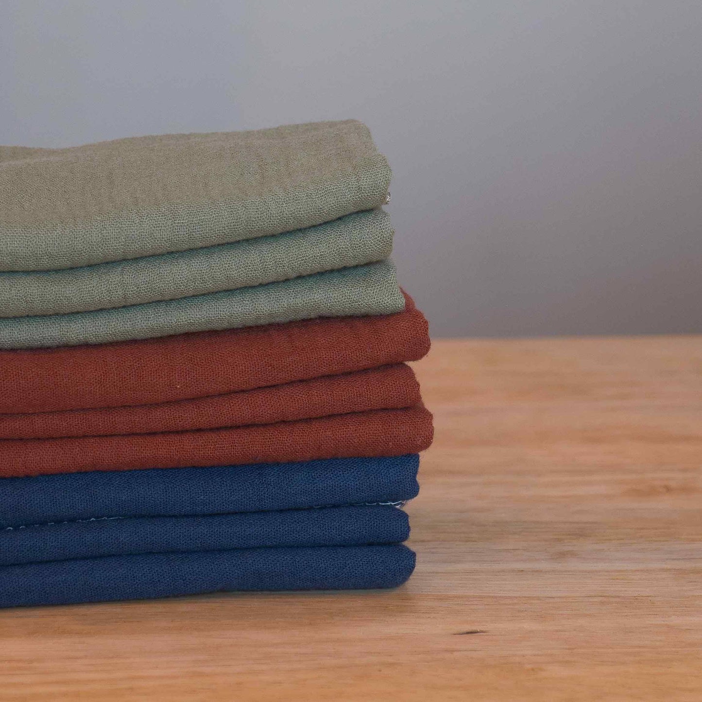 Organic Cotton Muslin Washcloth • Kitchen Cloth • Hankie •