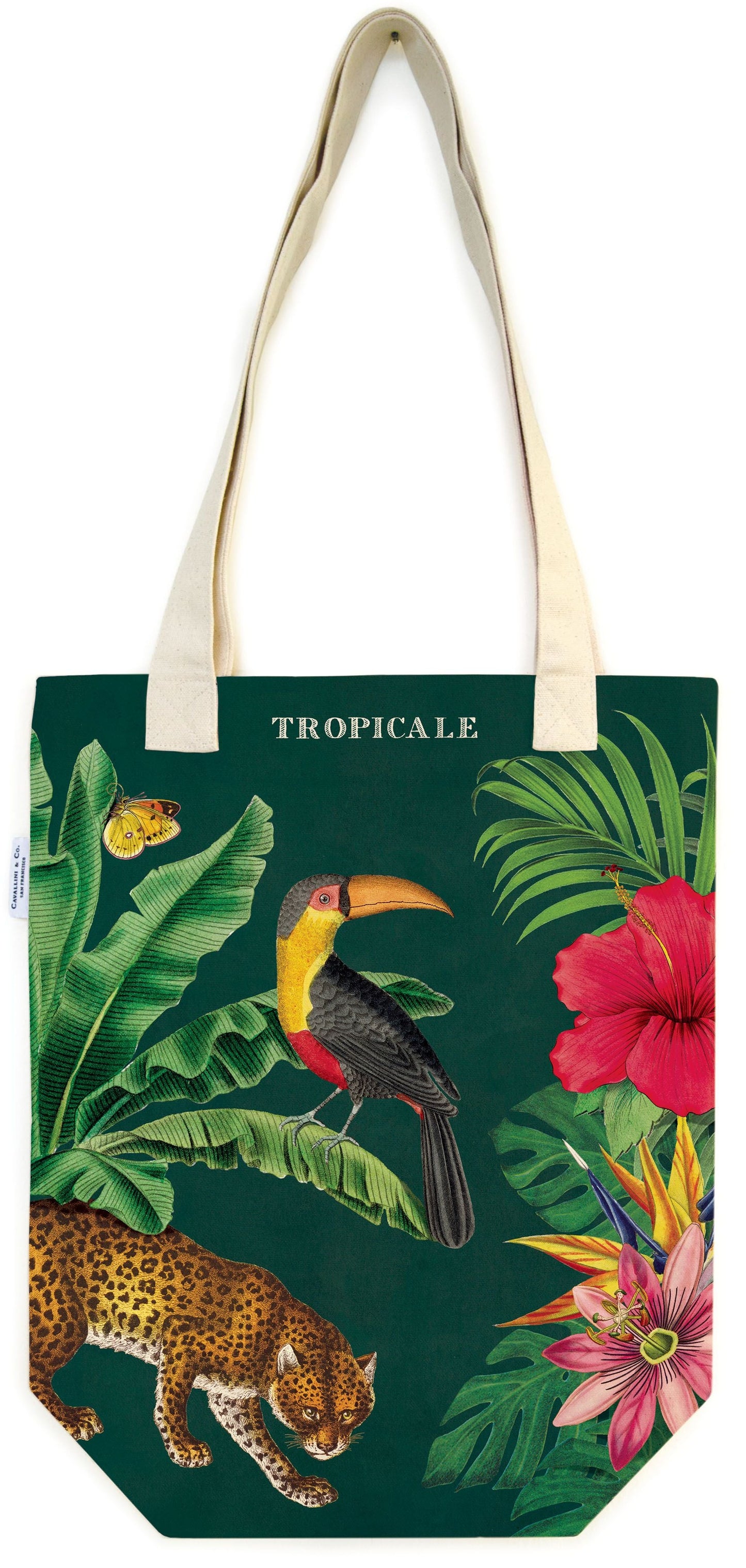 Cavallini Tropical Tote Bag