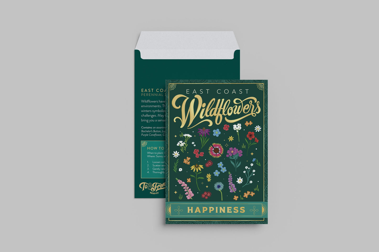 East Coast Wildflowers (Happiness) - Seed Packet