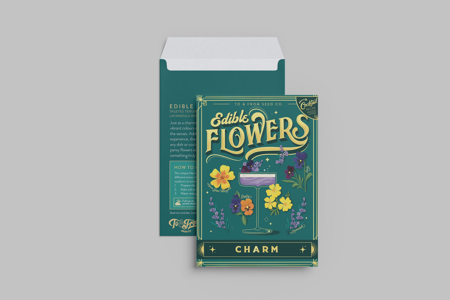 Edible Flowers (Charm) - Seed Packet