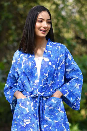 Ginko Blue Kimono