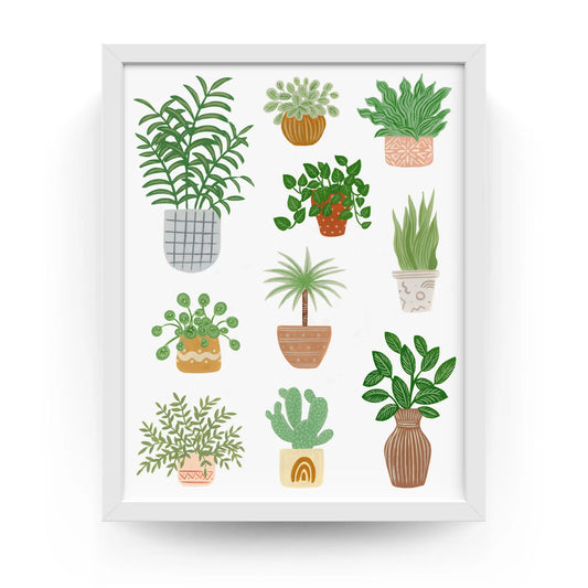 Houseplant Print