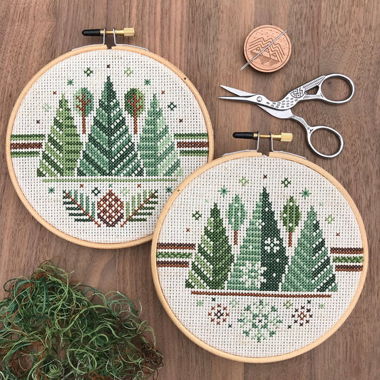 Three Pines Cross Stitch Kit