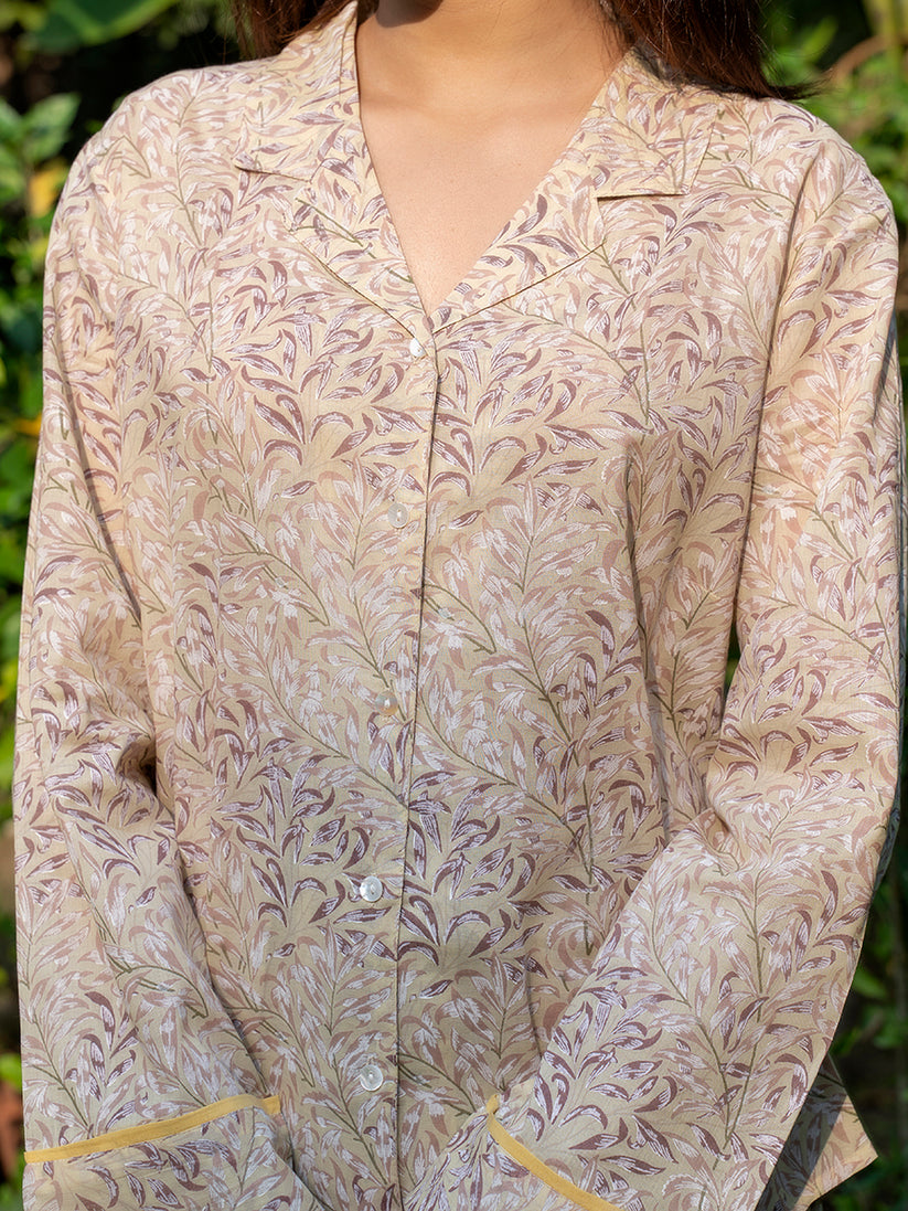 Printed Cotton Pajamas - Rheema