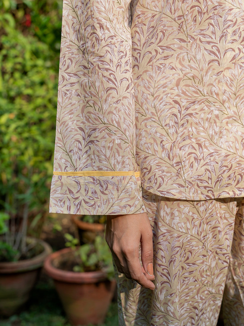 Printed Cotton Pajamas - Rheema